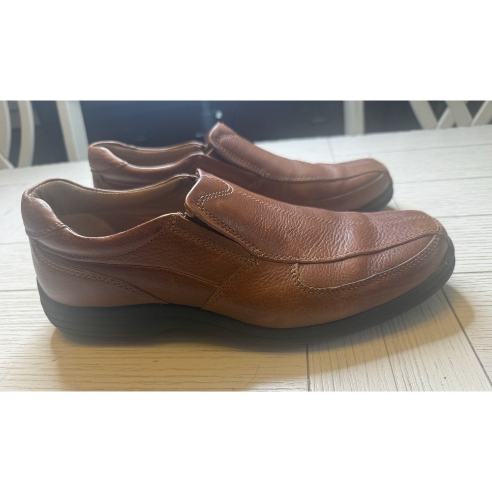 Johnston & Murphy Xc4 System Mens LeatherLoafer Shoes, Sheep Skin, 10M Tan/brown